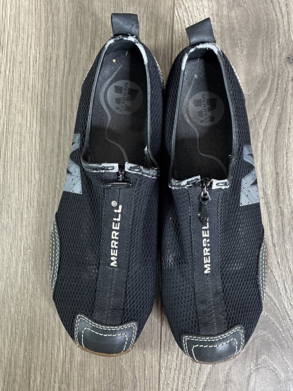 Merrell Barrado Women’s Size 7.5 Black Slip On Sneakers Shoes J73426 Used - Picture 4 of 10